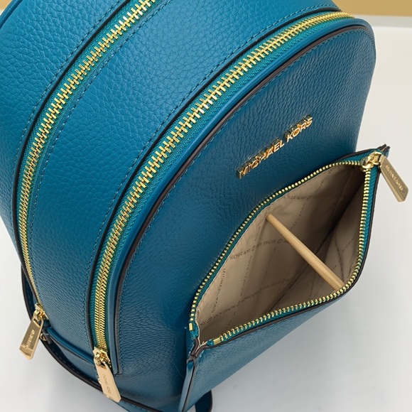 MICHAEL KORS ADINA MEDIUM BACKPACK LAGGON COLOR - Picture 8 of 16